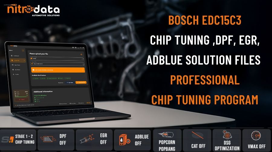 EDC15C3 Chip Tuning, DPF-EGR-AdBlue Çözüm Dosyaları | Nitro Data ile Otomatik ECU Yazılım Çözümleri