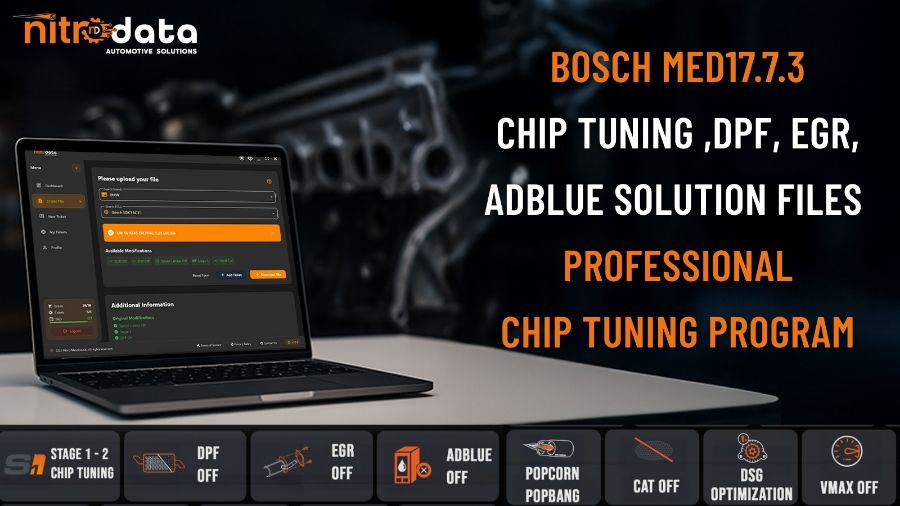 MED17.7.3 Chip Tuning, DPF-EGR-AdBlue Çözüm Dosyaları | Nitro Data ile Otomatik ECU Yazılım Çözümleri
