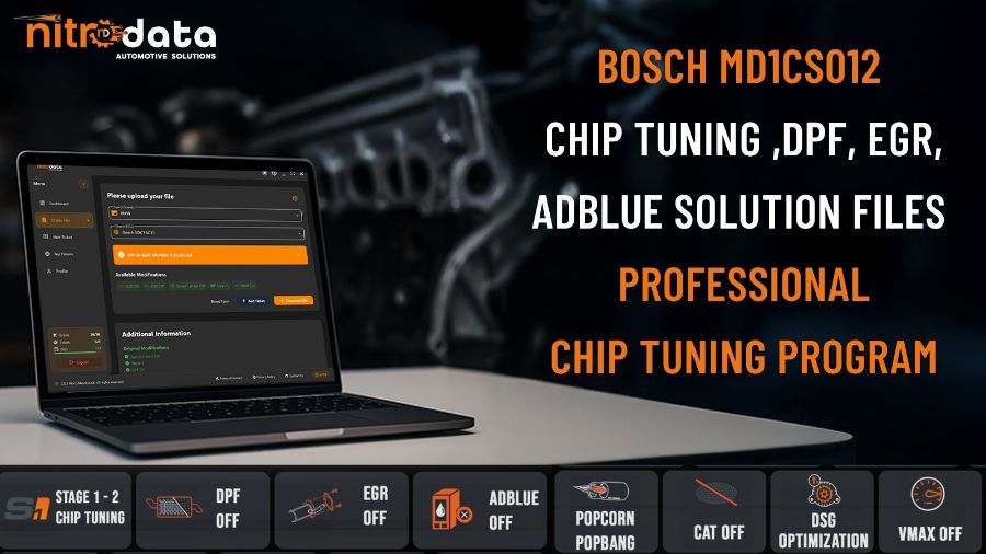 MD1CS012 Chip Tuning, DPF-EGR-AdBlue Solution Files | Automatic ECU Software Solutions with Nitro Data