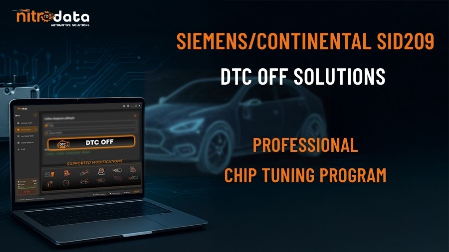 حلول إيقاف DTC لـ SID209 | حذف تلقائي لرموز الأعطال - Nitro Data