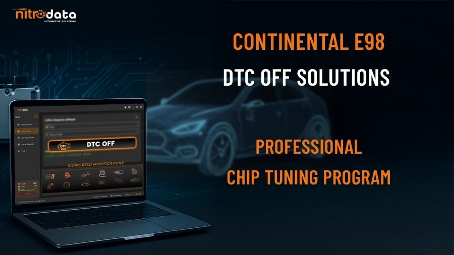 E98 DTC OFF Solutions | Suppression Code Défaut - Nitro Data