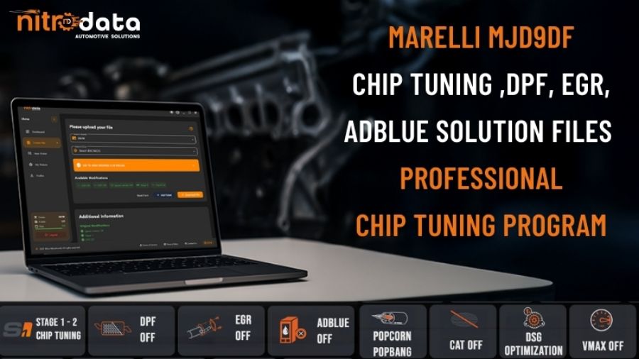 MJD9DF تشيب تيونينج، ملفات حلول DPF-EGR-AdBlue | حلول برامج ECU التلقائية مع نيترو داتا