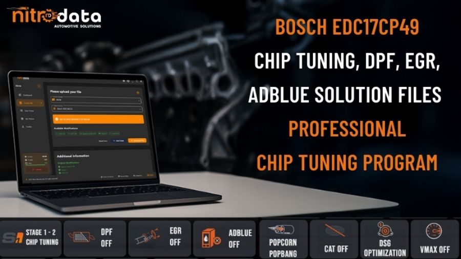 EDC17CP49 Чип-тюнинг, Файлы Решений DPF-EGR-AdBlue | Автоматические Программные Решения ЭБУ с Nitro Data